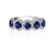 Estate appraisal for blue sapphire diamond ring