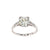 Platinum Vintage Diamond Engagement ring - Harby Jewelers