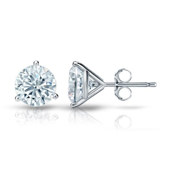 .31 Carats Total Weight Diamond Stud Earrings