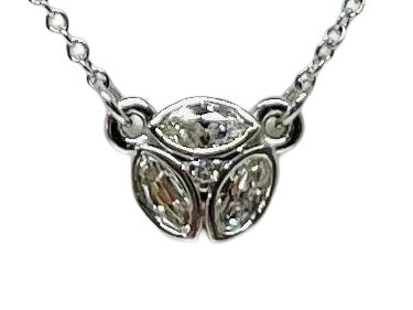 14kt White Gold Diamond Pendant