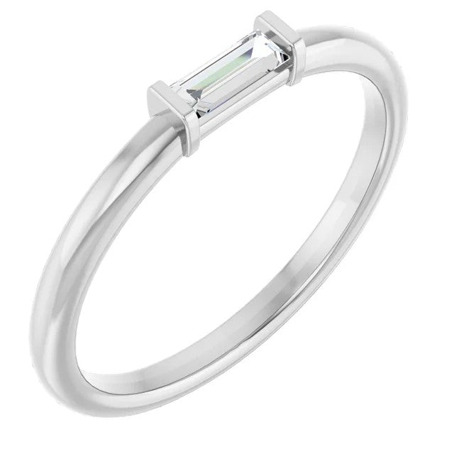 14kt Stackable Diamond Band
