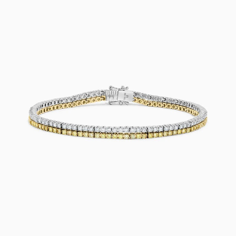 18k Fancy Yellow Diamond Bracelet