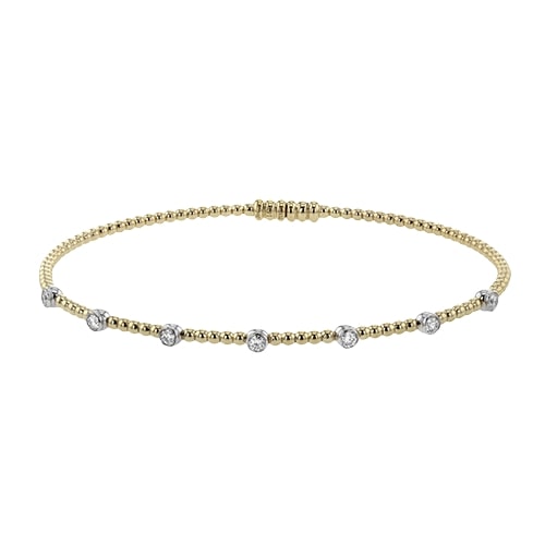 18k Diamond Bangle Bracelet