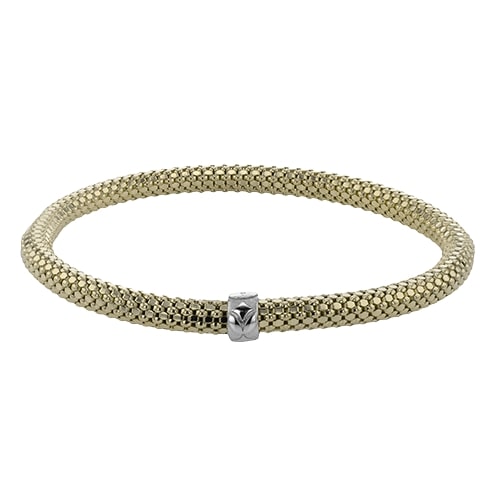 18k Woven Gold Bracelet