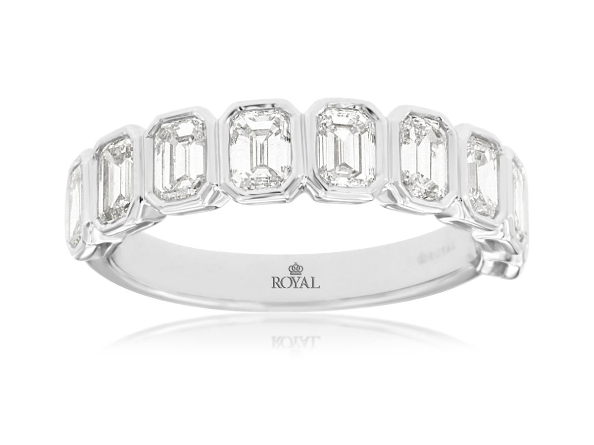 14kt Emerald Cut Diamond Ring