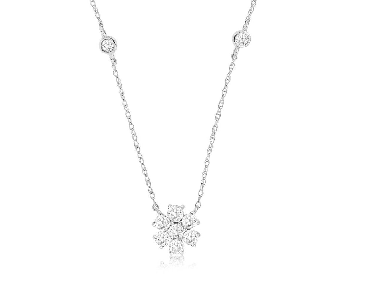 14k Diamonds By The Yard Necklace