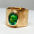 Custom one-of-a-kind emerald ring