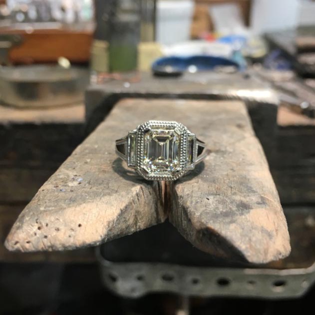 Custom Designed Engagement Ring from Harby Jewelers of Jacksonville