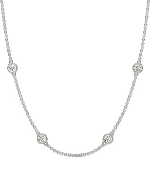 14k Diamonds By The Yard Necklace