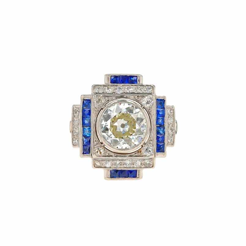 Jacksonville Sapphire and Diamond Ring