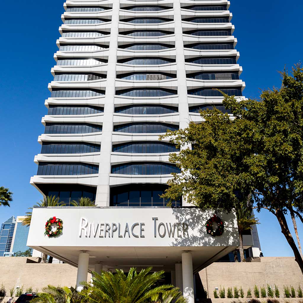 Riverplace Tower on the Southbank of Downtown Jacksonville