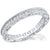 18k Princess Cut Eternity Women's Wedding Ring - Harby Jewelers