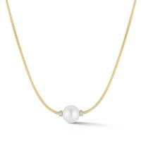 14k Necklace with 10mm Fresh Water Cultured Pearl