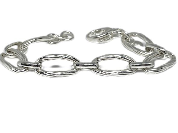 Sterling Silver Open Link Bracelet