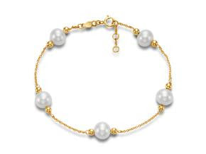 14k Pearl Bracelet