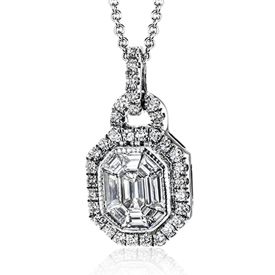 18k Mosaic Diamond Necklace
