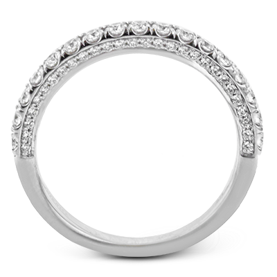 18k White Gold Diamond Engagement Ring Setting - Harby Jewelers