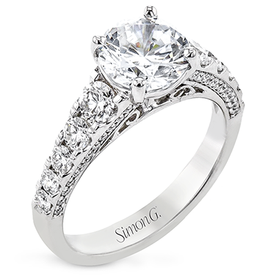18k Diamond Engagement Ring Setting