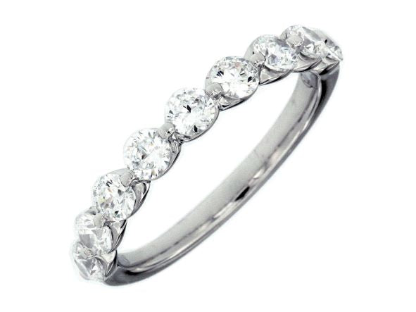 14k White Gold Diamond Wedding Ring