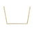 14k Yellow Gold Diamond Bar Necklace - Harby Jewelers