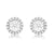 14k White Gold Diamond Earring Jackets - Harby Jewelers