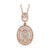 14k Rose Gold Diamond Pendant - Harby Jewelers