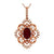 14k Rose Gold Ruby and Diamond Pendant - Harby Jewelers